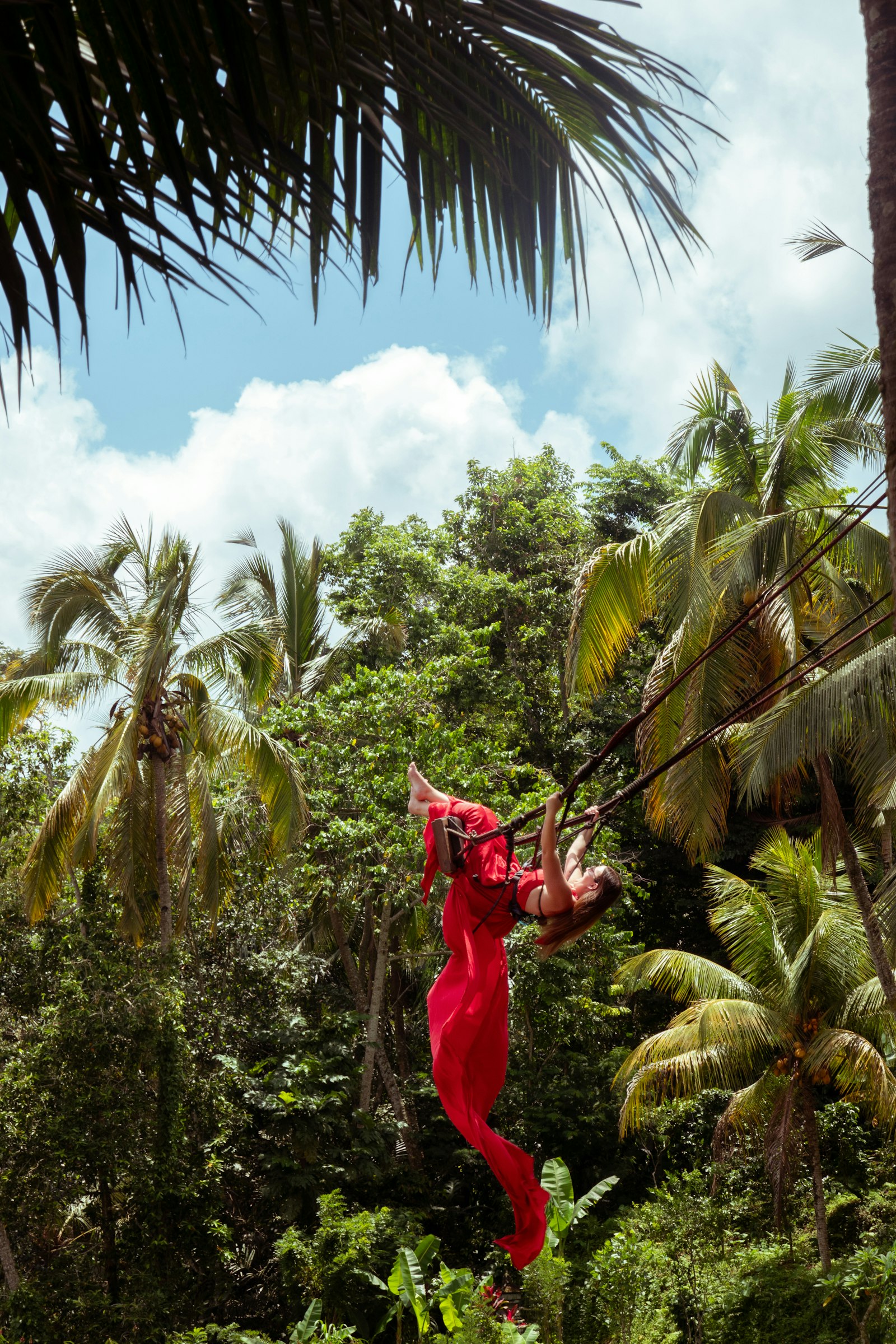 Bali Jungle Swing, Tibumana Waterfall & Goa Gajah Tour
